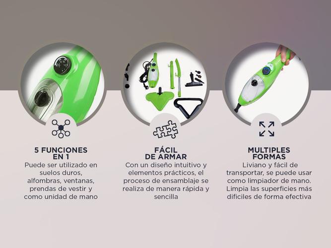 Limpiador a Vapor Gadnic Desinfecta Y Limpia - 3