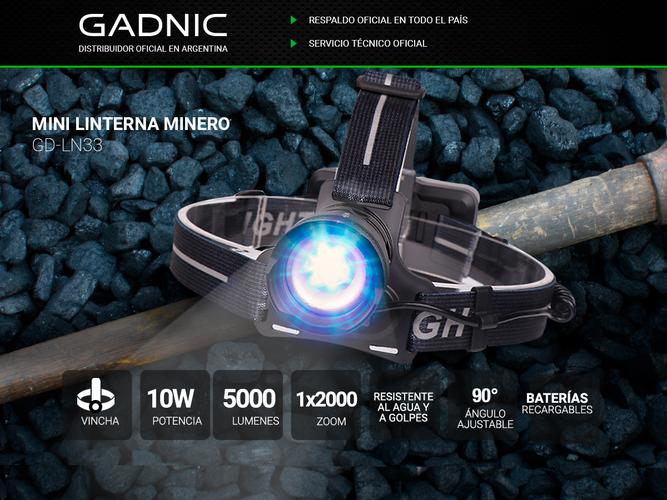 Mini Linterna 5000 Lumens GD-LN33 - 1