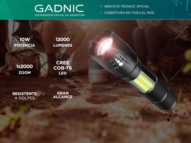 Linterna Gadnic 12000 Lumens L-007 - 1