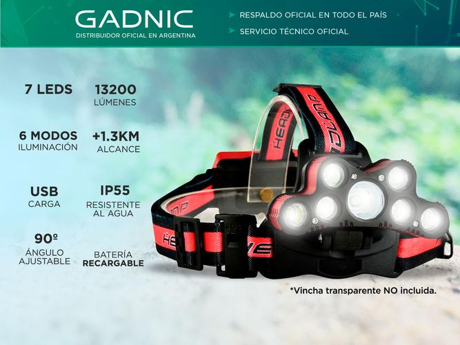 Linterna de Minero Gadnic L-09 13200 Lúmenes - 1