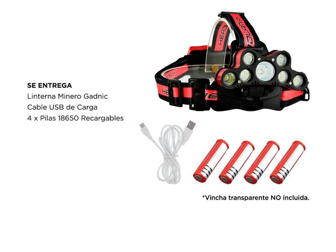 Linterna de Minero Gadnic L-09 13200 Lúmenes - 5