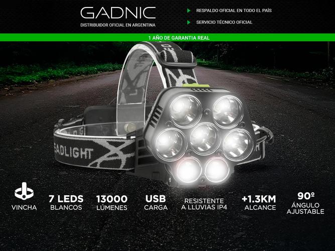 Linterna Minero Gadnic L-010 13000 Lumens - 1