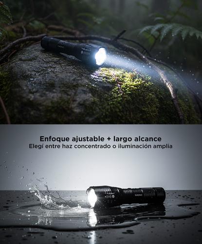 Linterna Táctica Militar Gadnic GD-LN37 Led 12000 Lúmenes Resistente al Agua + Brújula - 3