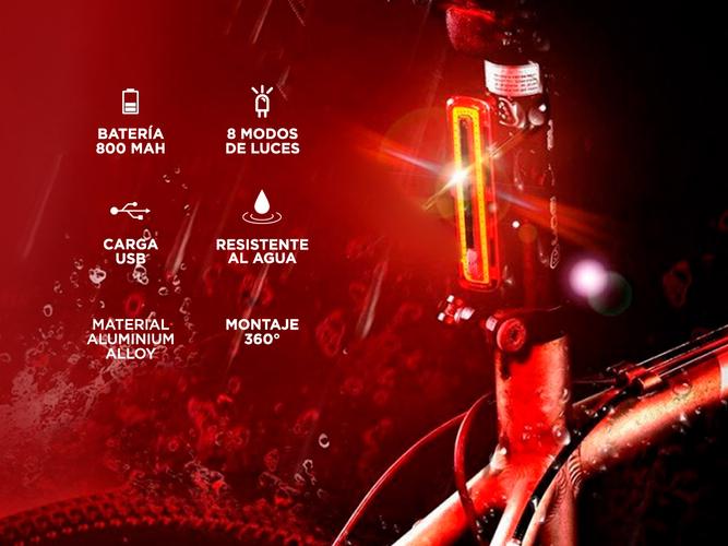 Luz Led para Bicicletas Recargable  - 1