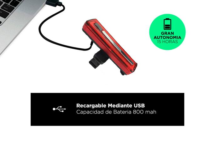 Luz Led para Bicicletas Recargable  - 4