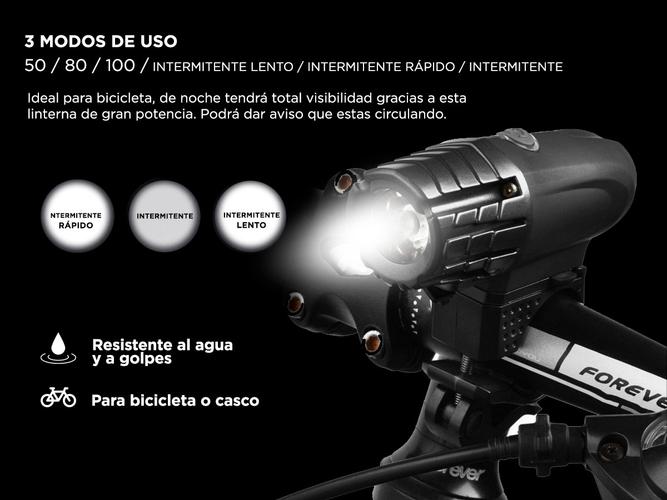 Luces Led Para Bicicleta USB Recargables Gadnic - 3