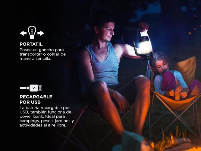 Linterna Luz Led Gadnic TM6061 Portatil Impermeable - 2