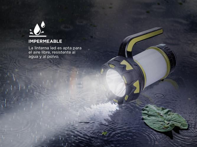 Linterna Luz Led Gadnic TM6061 Portatil Impermeable - 4