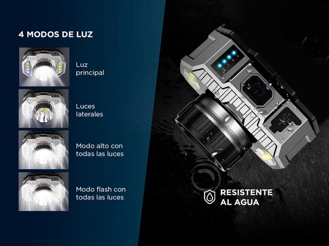 Linterna Frontal Gadnic L29F Led Recargable - 2