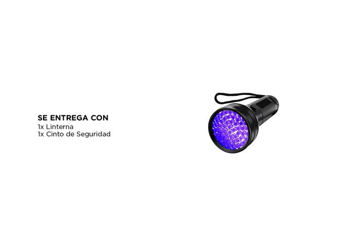 Linterna 51 LED UV Gadnic L32F Lámpara UV Detector Luz Negra - 4