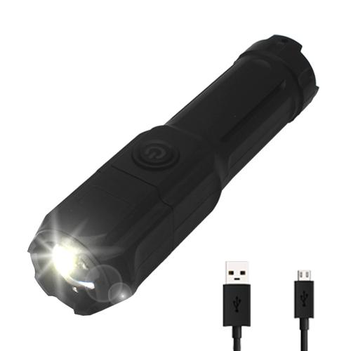 Linterna Táctica Gadnic Led Multiuso Caza Camping Carga Usb - 0
