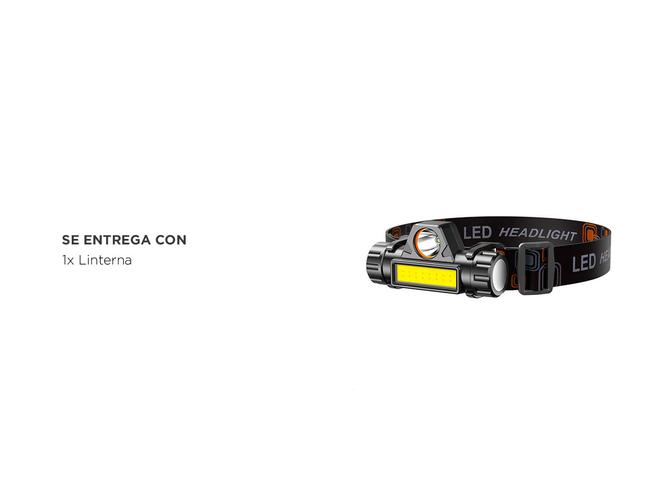 Linterna Led de Cabeza Vincha Gadnic LINT-M41 Con Imán - 4