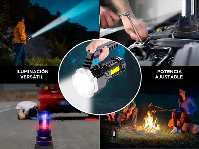Linterna Camping Gadnic Larga Distancia Recargable - 2