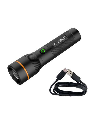 Linterna Led Recargable Gadnic 1600lm  Alta Potencia  - 4
