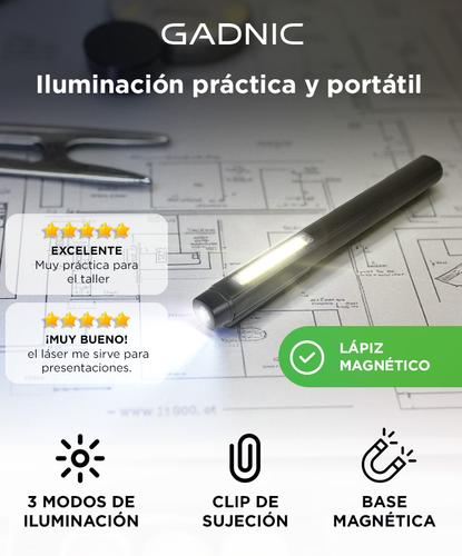 Linterna Lápiz Gadnic Laser Magnética Recargable - 1