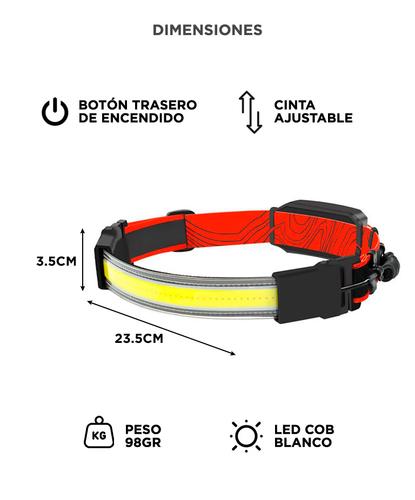 Linterna de Cabeza Gadnic Vincha Ajustable - 3