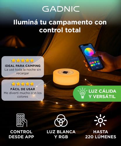 Linterna Gadnic Camping Recargable USB - 1