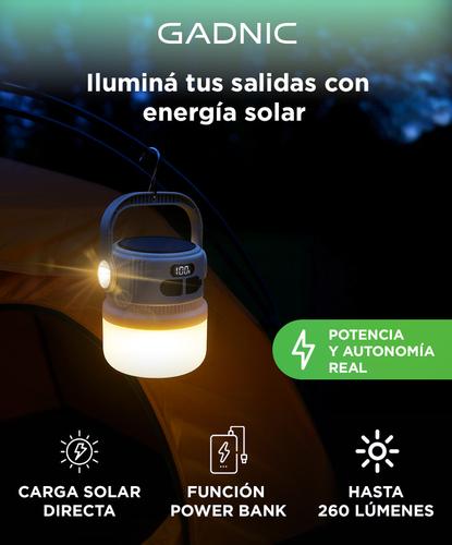 Linterna Camping GADNIC Recargable USB-C Con Power Bank - 1