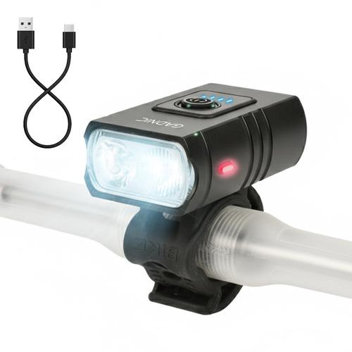 Luz Recargable Gadnic Para Bicicleta LED Delantera - 0