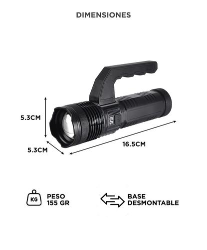 Linterna Multifunción Gadnic  400lm Camping Con Power Bank  y Base Desmontable  - 3