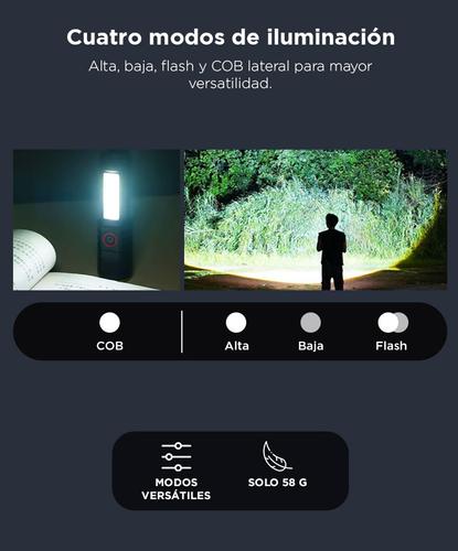 Linterna Camping Gadnic USB Tipo C con Luz Lateral Liviana y Versátil - 2