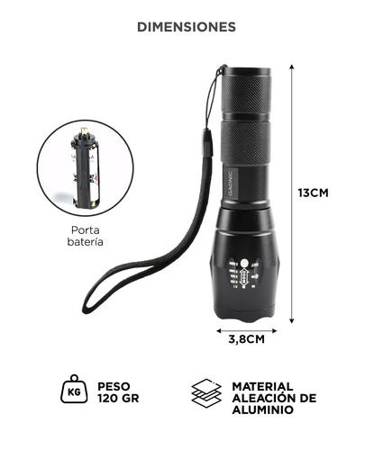 Linterna Recargable Gadnic 5 Modos IP44 Camping  - 3