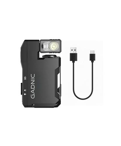 Linterna Recargable Gadnic CS Q001 Compacta RGB 6500K 2W USB C Clip - 6