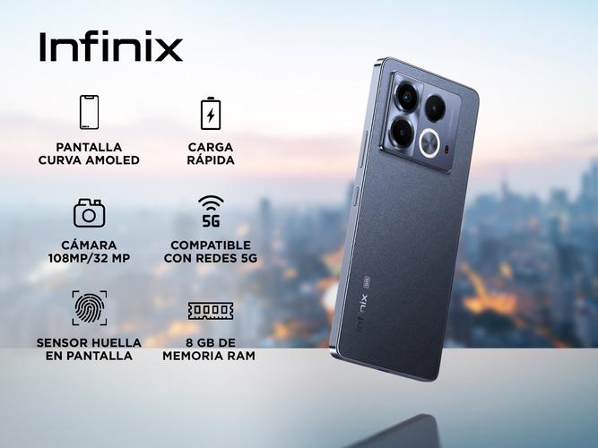 Celular Infinix  Note 40 5G Dual SIM 256 GB 8 GB RAM - 1