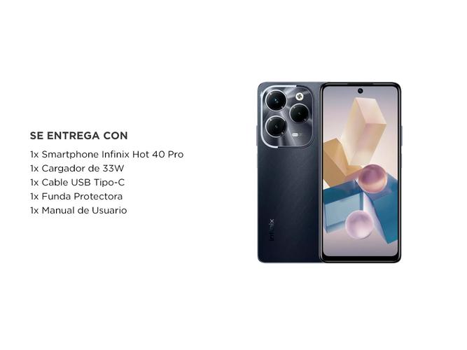 Celular INFINIX Hot 40 Pro RAM 8 GB + 256 GB Memoria Interna  - 6