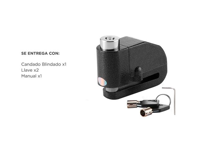 Candado Para Moto Gadnic LG3X Blindado Con Alarma 2 llaves - 5