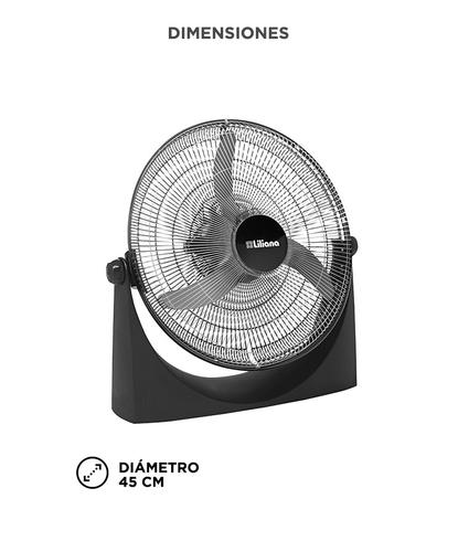Ventilador Turbo Liliana VTVRC18 Multiposición 2 en 1 Pared Escritorio Piso 18 75W  - 4