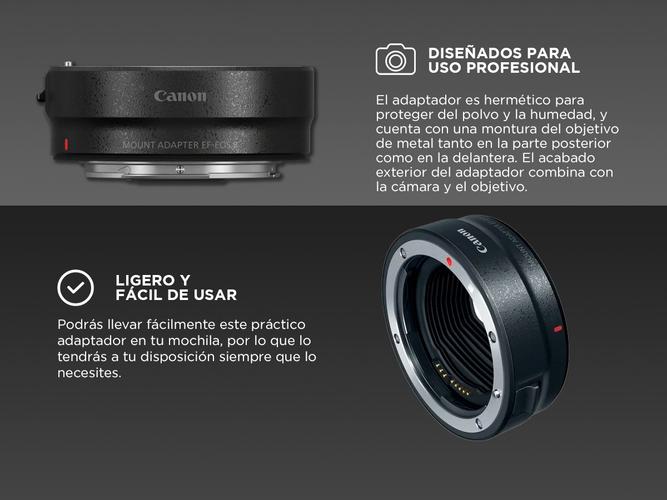 Accesorio Adaptador de montura Canon M-ADAP EF-EOS R - 3