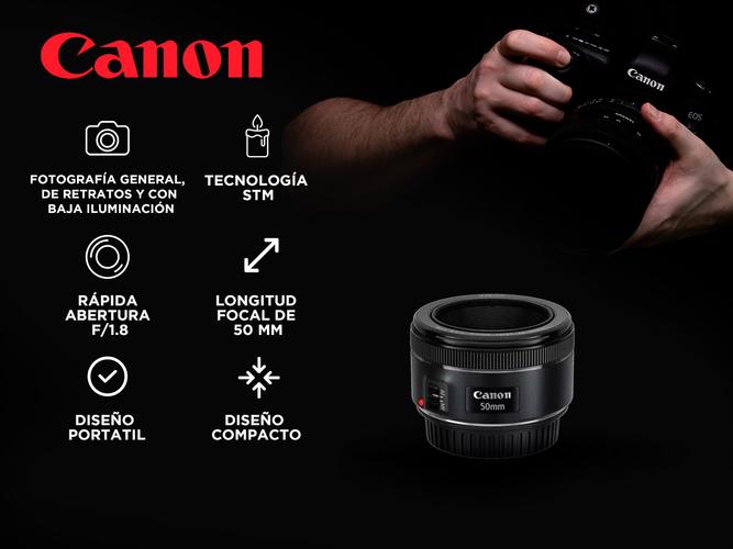LENTE CANON EF5018 STM ideal para fotografía general - 1