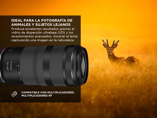 LENTE CANON RF100-400 IS U Zoom compacto y ligero Usado - 2