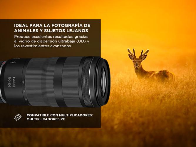 LENTE CANON RF100-400 IS U Zoom compacto y ligero - 2