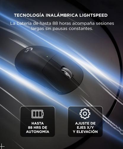 Mouse Inalámbrico Lightspeed Logitech PRO X Superlight 2 SE Negro Para Gaming Sensor HERO 2 44000 DPI  - 4