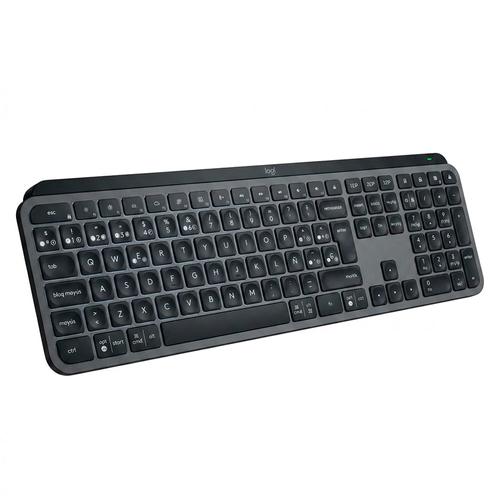 Teclado Bluetooth Logitech MX Keys S Escritura Precisa  Retroiluminado  Multidispositivo Diseño Ergonómico - 0