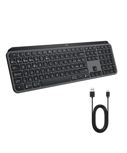 Teclado Bluetooth Logitech MX Keys S Escritura Precisa  Retroiluminado  Multidispositivo Diseño Ergonómico - 6