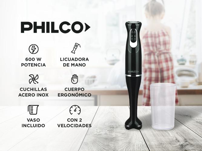  Licuadora De Mano Philco Lm8507pp Mixer 600w - 1