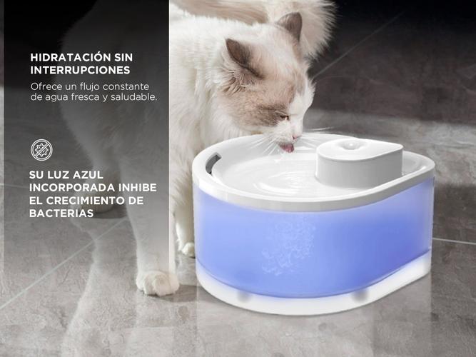 Bebedero Automático Para Mascotas Smart-tek 25 Litros Fuente Agua Color Blanco - 2