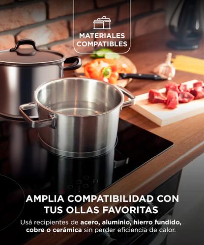 Anafe Vitrocerámico 60 cm Maverick 6000 W 4 Hornallas Control Táctil Vidrio Fácil Limpieza  - 2