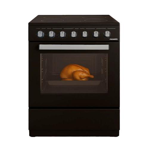 Cocina Eléctrica Vitrocerámica Maverick Con Horno 50cm Negra - 0