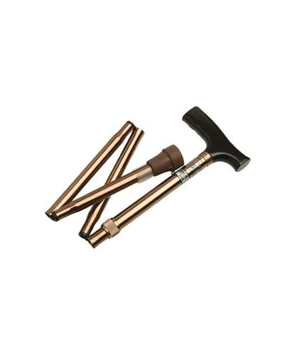 Bastón Ortopédico Maverick Liviano Plegable Aluminio 100kg Bronce - 6