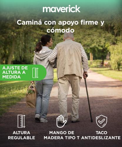  Bastón Regulable Maverick BT711LA Mango de Madera Aluminio - 1