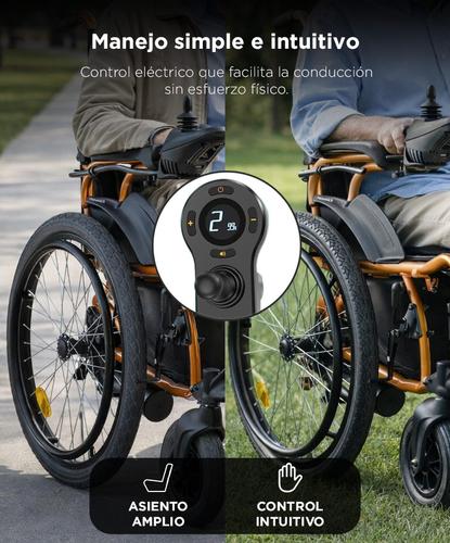 Silla de Ruedas Eléctrica Maverick D130AL Autonomía 20km Motor Dual  - 4