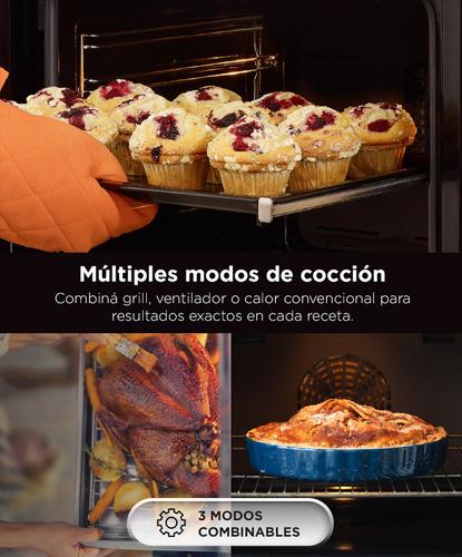 Horno Empotrable Maverick Black Premium Electrico Multifuncion 60cm Termostato Coccion Uniforme Alto Rendimiento - 2