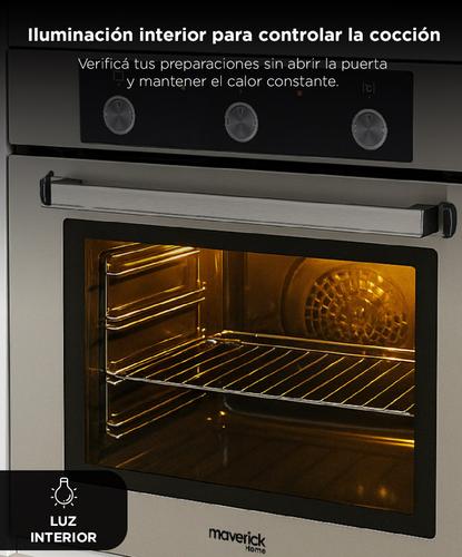 Horno Empotrable Lyon 2 Maverick 60 Cm Acero Inox Premium - 3