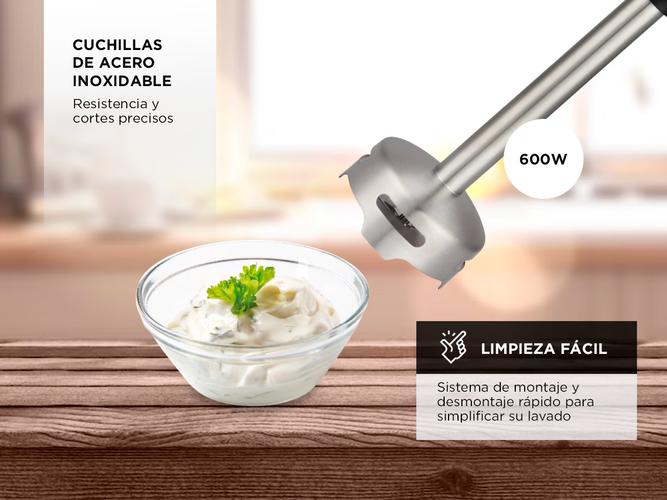 Licuadora de Mano Smart Tek Mixer Minipimer MP600 600W - 2