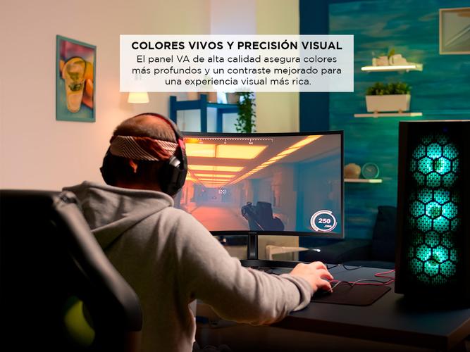 Monitor Gamer 24 Samsung Curvo Full Hd 100Hz LS24D366GALX - 3
