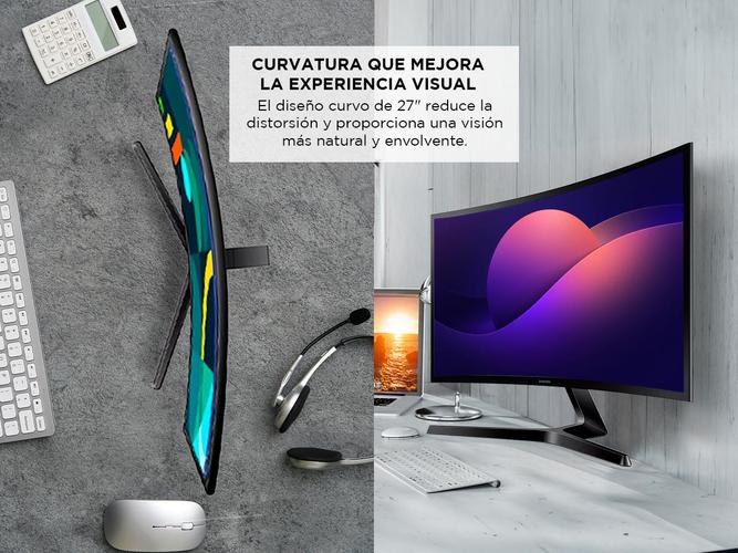 Monitor Gamer 27 Samsung Curvo Full Hd 100Hz LS27D366GALX - 2